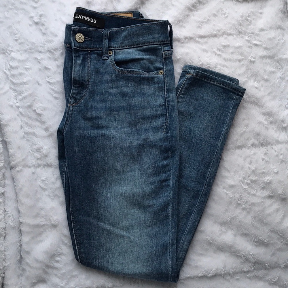 Express Legging Mid Rise Stretch Jeans 2S
